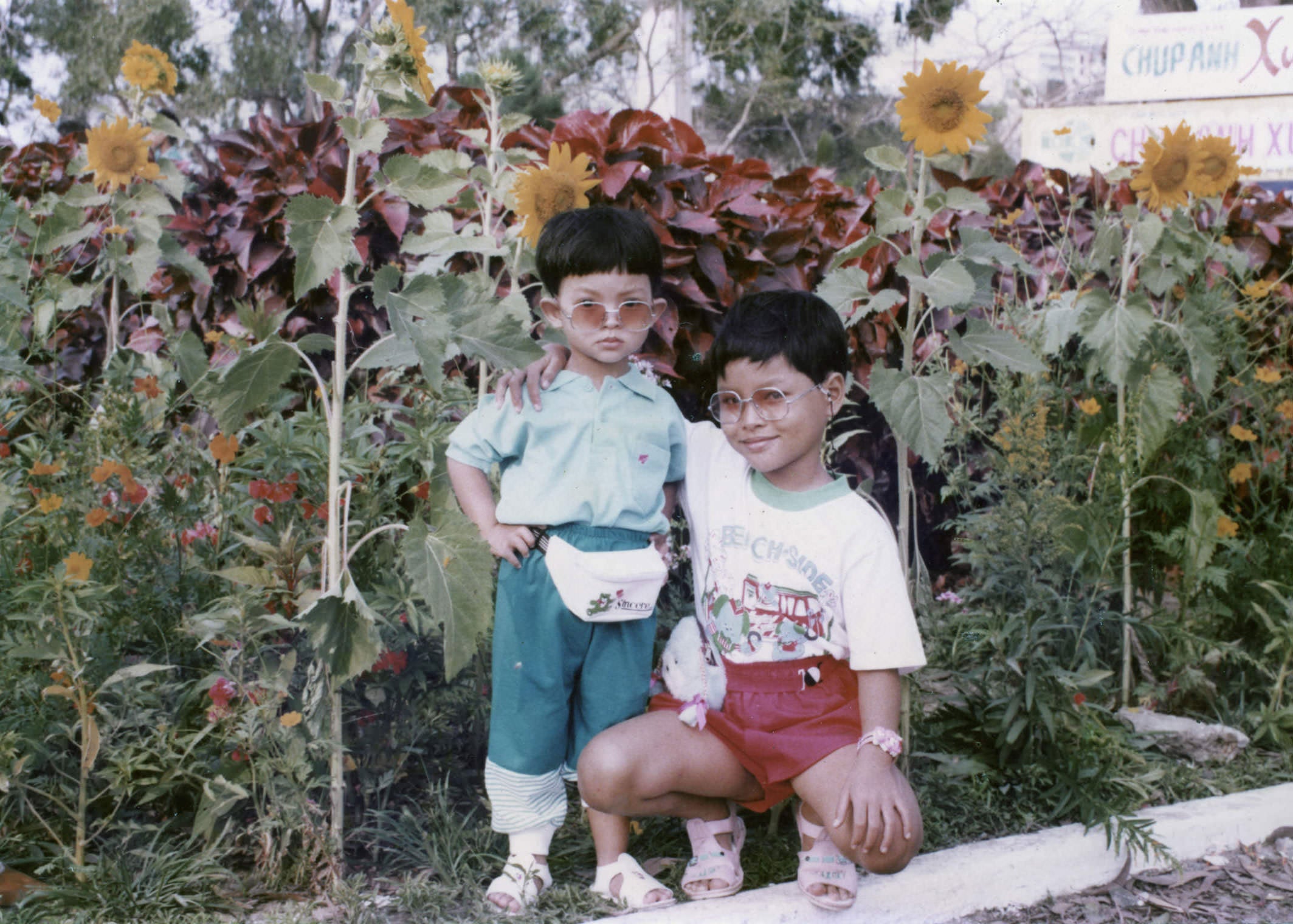 My older sister and I c. 90s Vietnam. We peaked early.